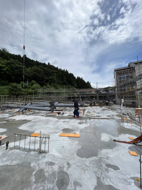 島根県津和野町　鉄骨工事