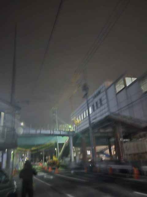 JR 鉄骨建て方工事